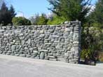 River Stone Wall